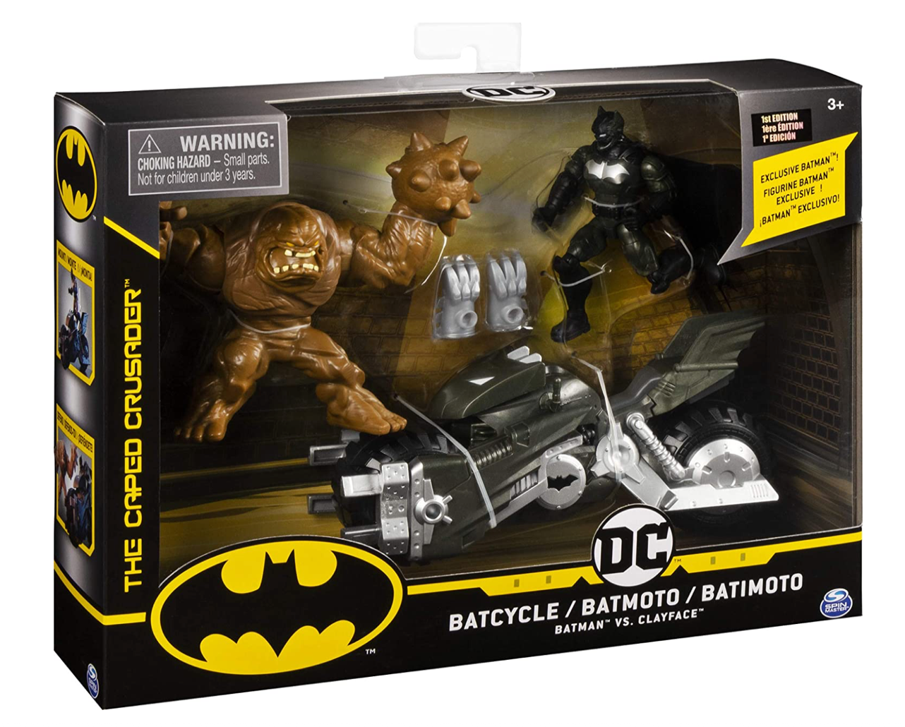 Batman Batimoto Con figuras Spin Master