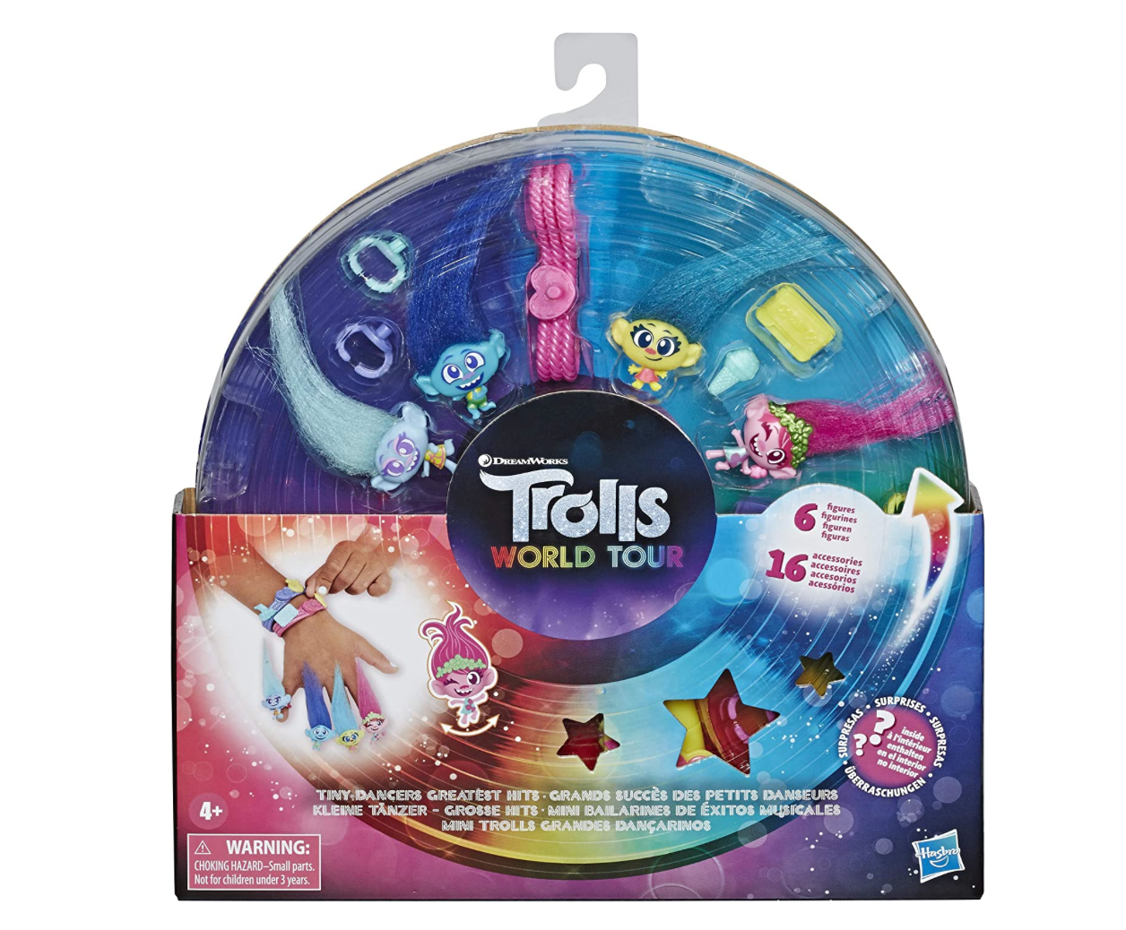 Trolls World Tour Mini Bailarines De Exitos Musicales Hasbro