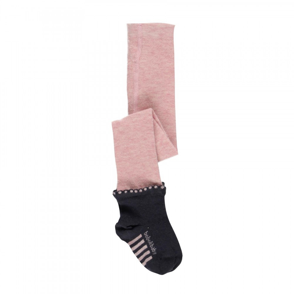Malla rosa con calcetín bebe Niña BOBOLI