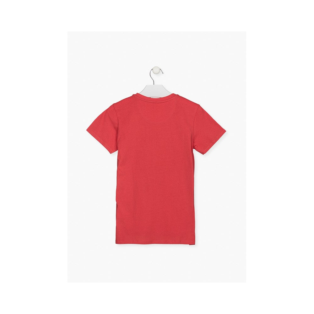 Playera "INSTANT RAGE" para niño color rojo Losan