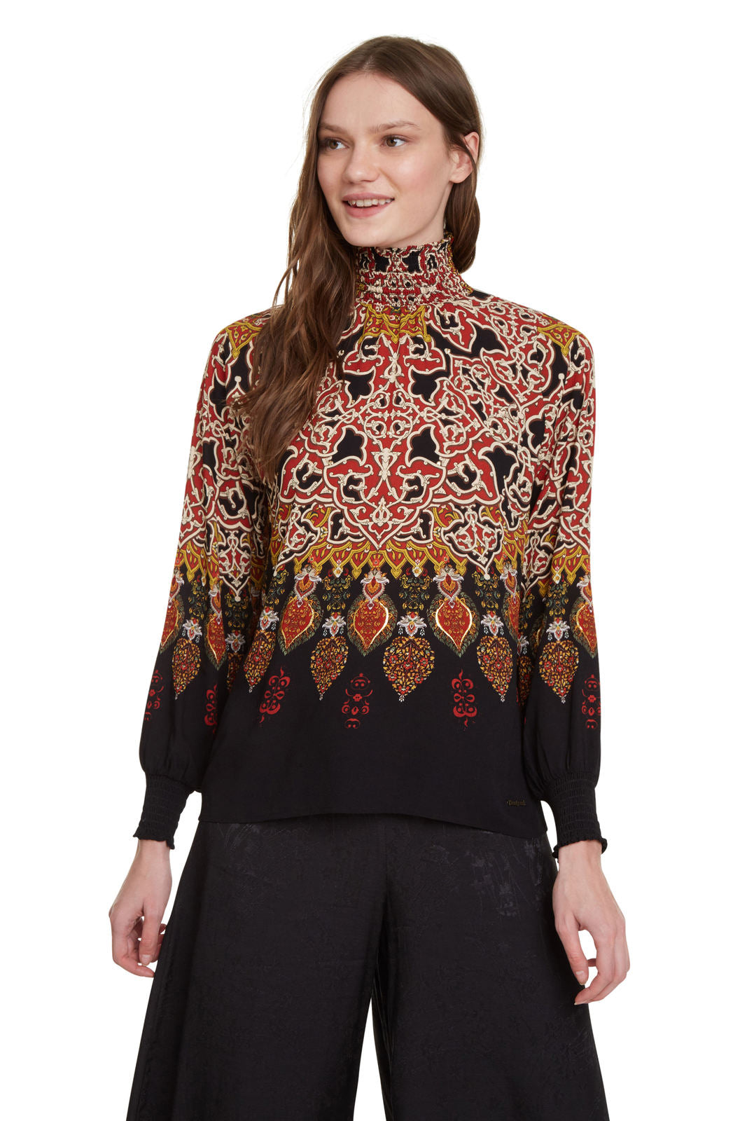 Blusa Estampada Manga Larga DESIGUAL