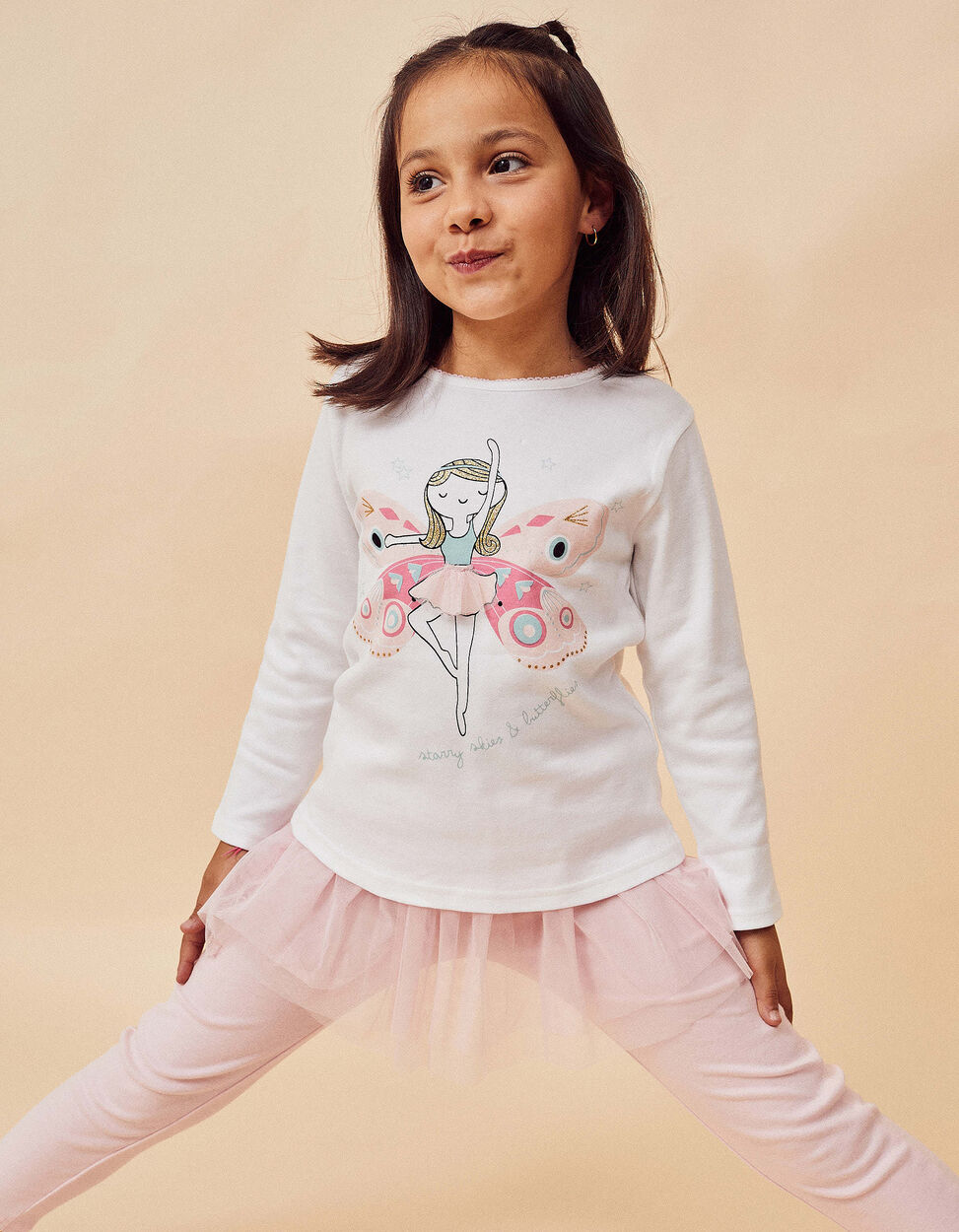 Pijama "Bailarina" para niña ZIPPY
