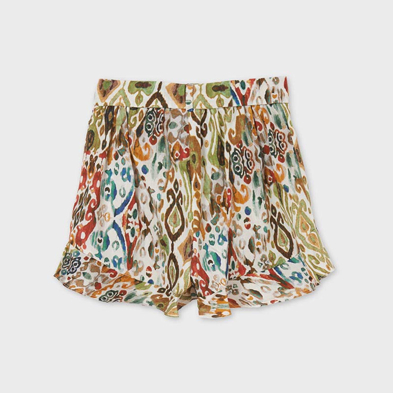 Falda short estampada Mayoral