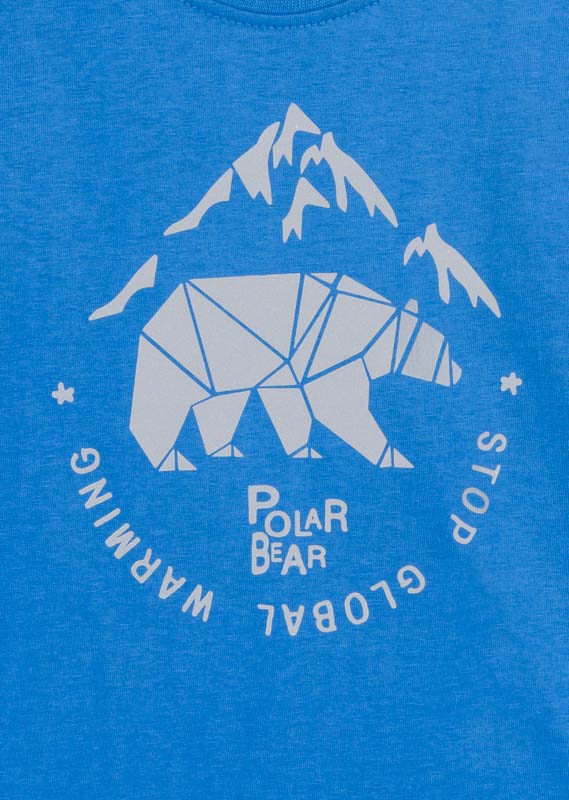Playera “Polar Bear” Azul Niño Losan