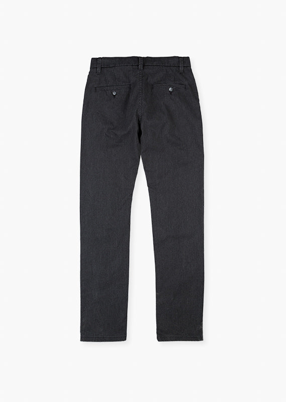 Pantalón de color gris de tejido mezcla para caballero Losan