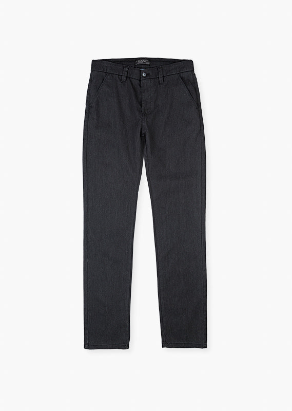 Pantalón de color gris de tejido mezcla para caballero Losan