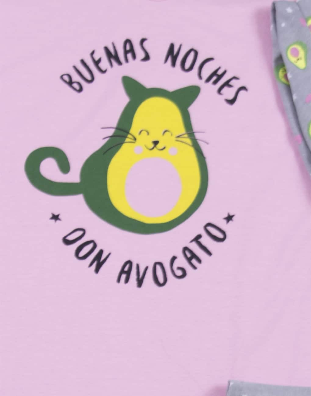 Pijama para dama manga corta “BUENAS NOCHES DON AVOGATO” TWINS
