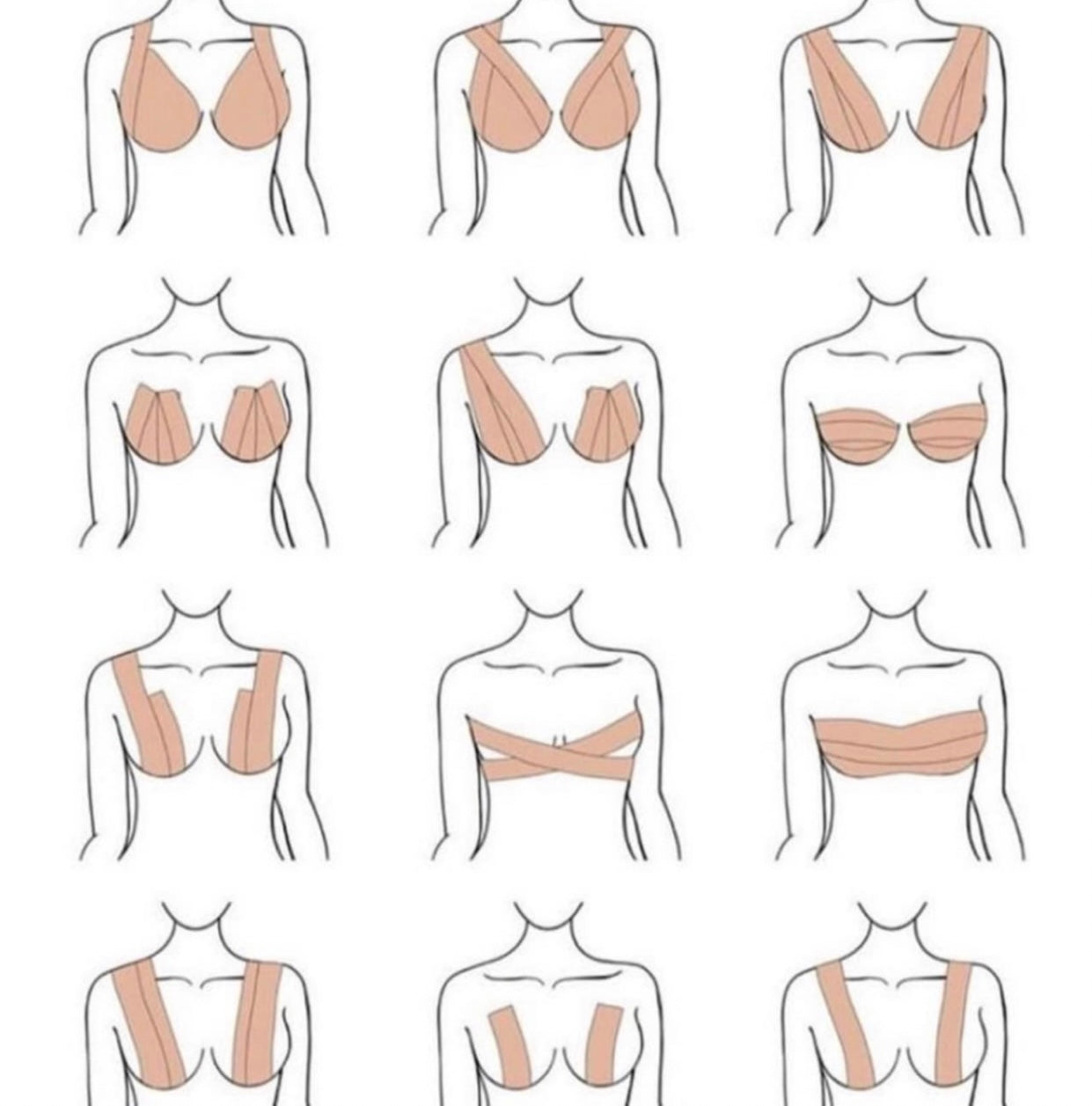 Cinta Adhesiva para busto Boob Tape