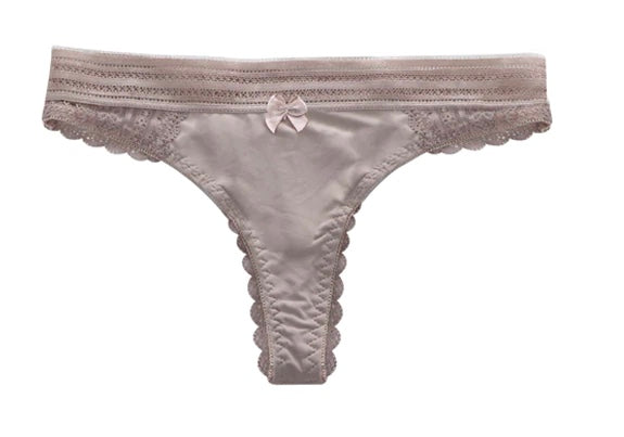 Calzón tipo tanga malva CARNIVAL.