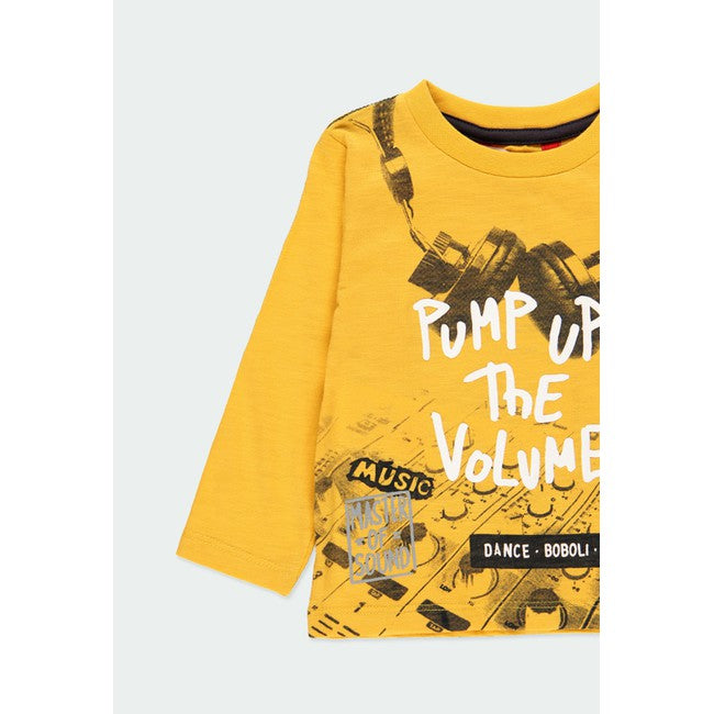 Conjunto 2 piezas camiseta “PUMP UP THE VOLUME” y pans niño BOBOLI