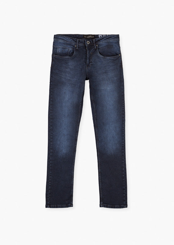 Pantalón de felpa efecto mezclilla “DRY GOODS”para caballero LOSAN