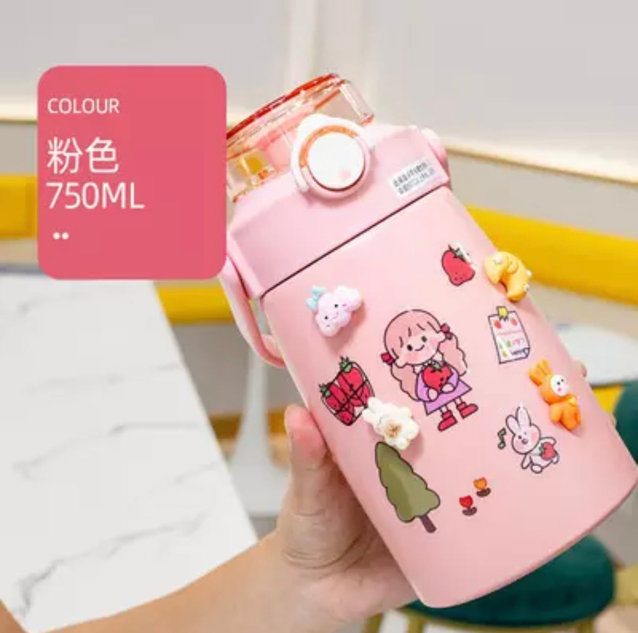 Termo Kawaii Personalizable