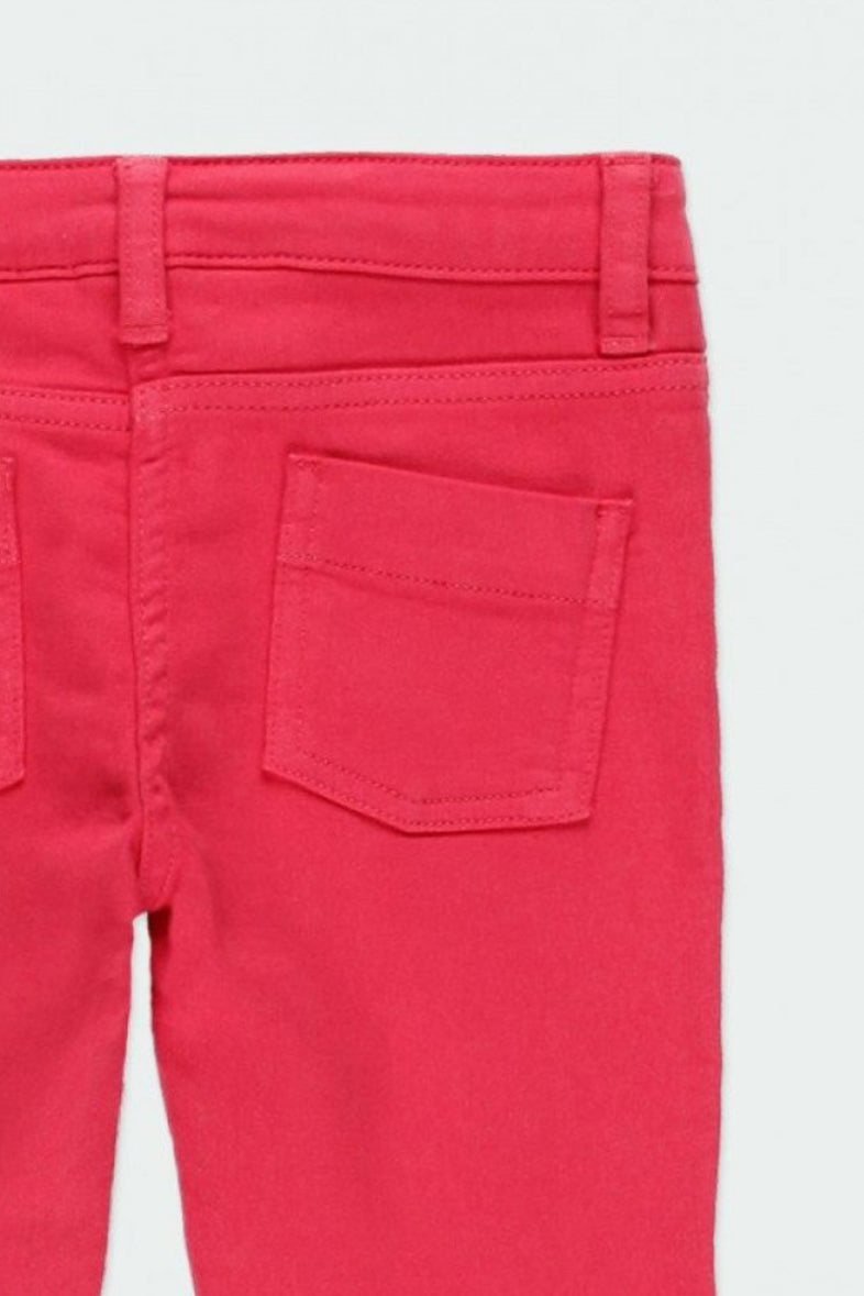 Pantalón fucsia sarga niña BOBOLI