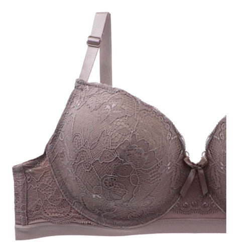 Brasier talla extra con encaje CARNIVAL.