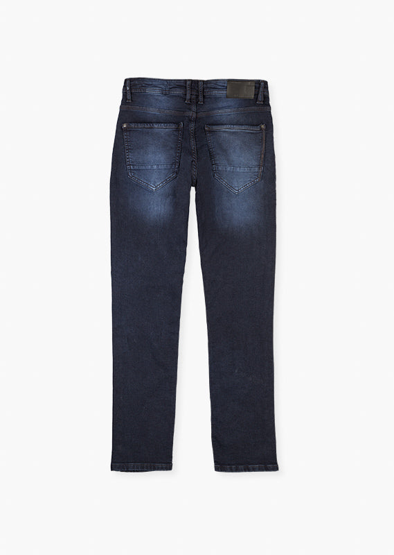 Pantalón de felpa efecto mezclilla “DRY GOODS”para caballero LOSAN