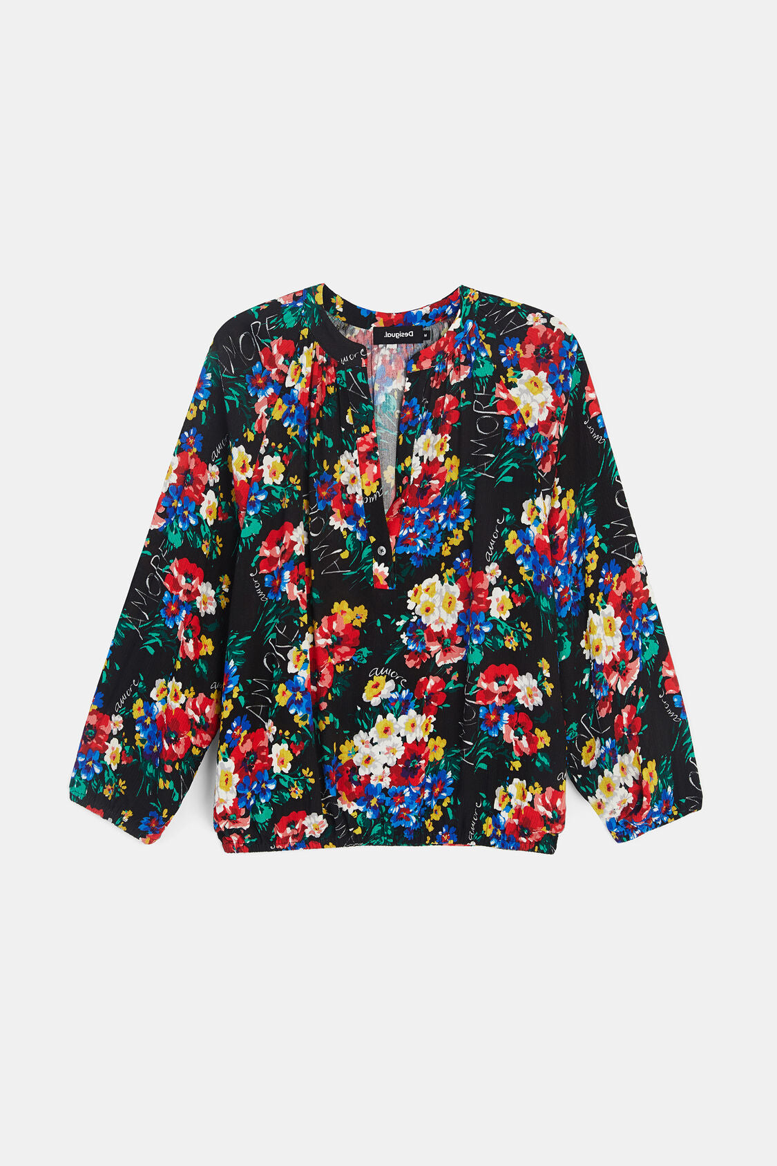 Blusa manga 3/4 floral DESIGUAL