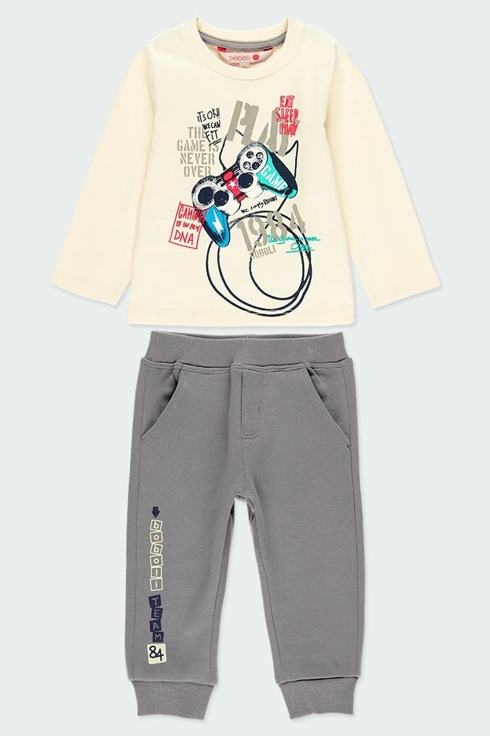 Conjunto 2 piezas camiseta y pants niño BOBOLI