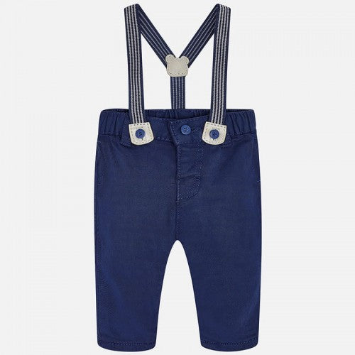 Pantalón para tirantes mayoral azul marino para bebe