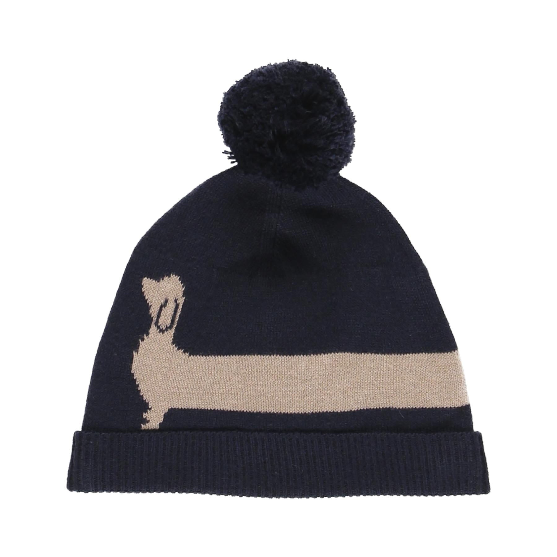 Gorro azul marino Perrito niño BOBOLI