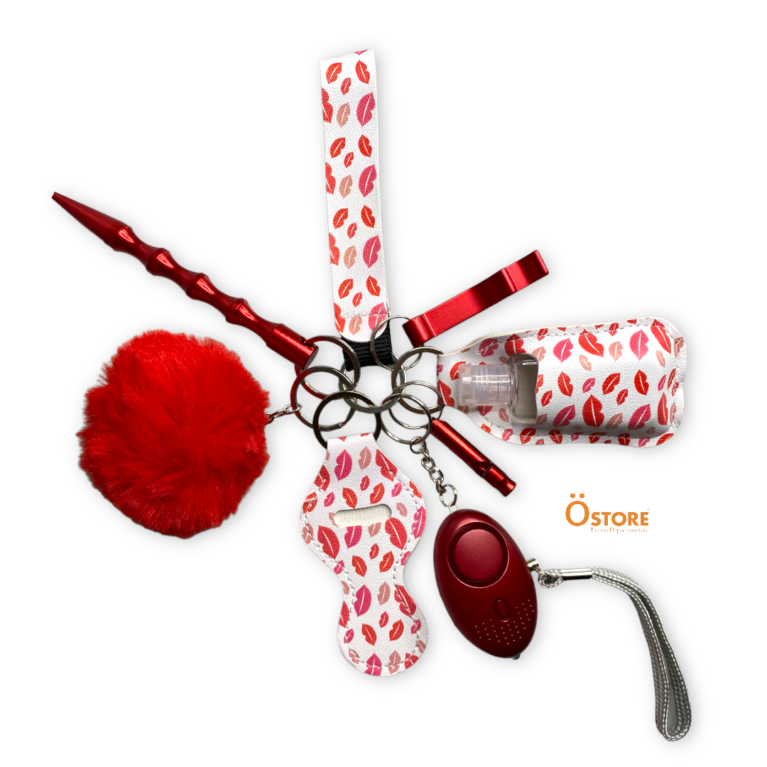 Kit personal llavero MUJERES incluye caja para regalo y moño