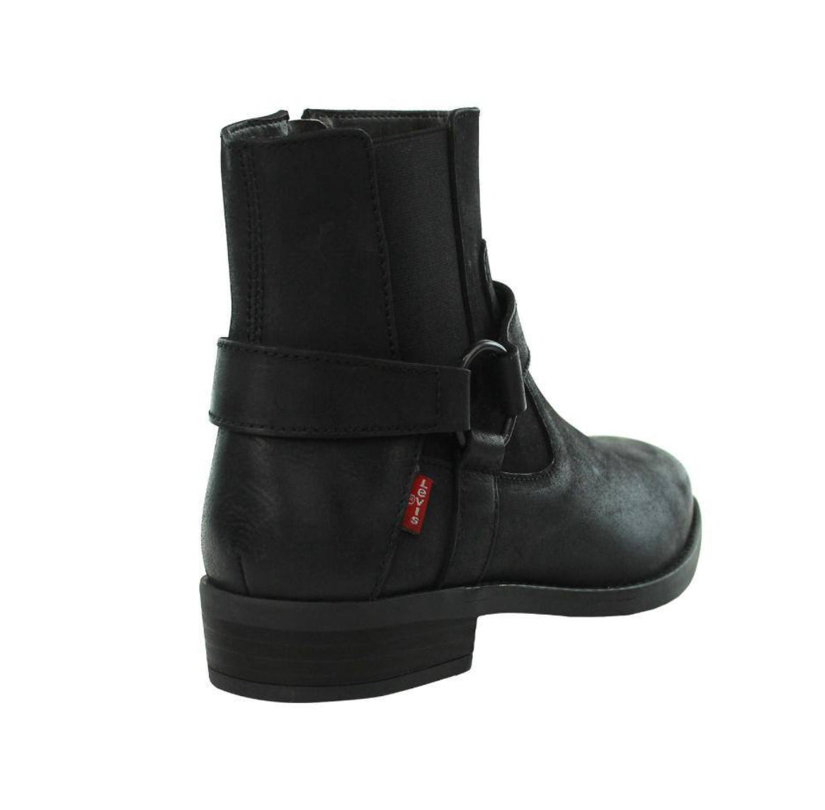 Bota piel negra caballero Levi´s