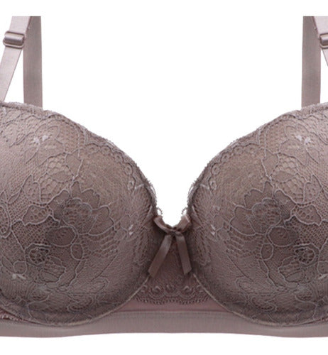 Brasier talla extra con encaje CARNIVAL.