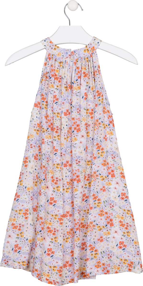 Vestido Con Estampado Floreado Para Niña Losan