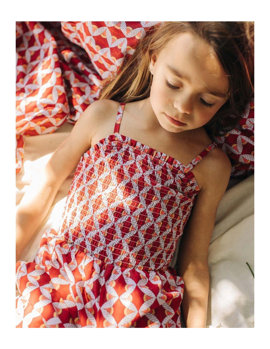 Jumpsuit patrón multicolor para niña Zippy