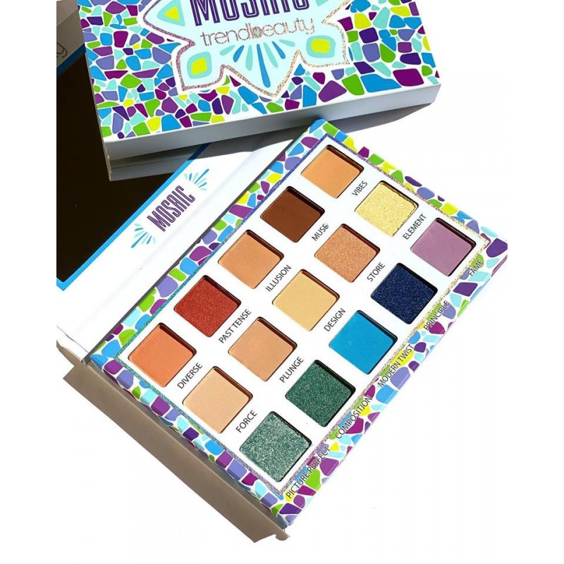 Paleta de sombras MOSAIC Trendbeauty