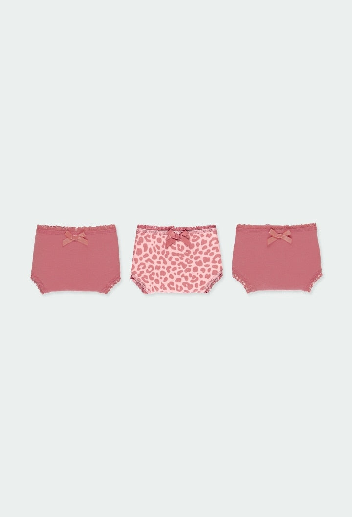 Set 3 Calzoncitos de punto para niña Gato BOBOLI