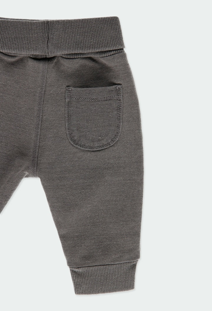 Pantalón Felpa Bebe gris BOBOLI