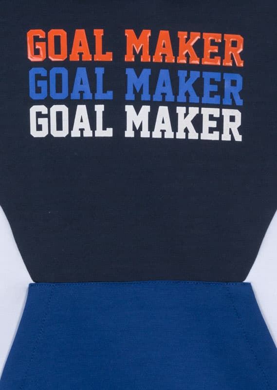 Sudadera Con Texto Estampado "Goal Maker" Para Niño Losan